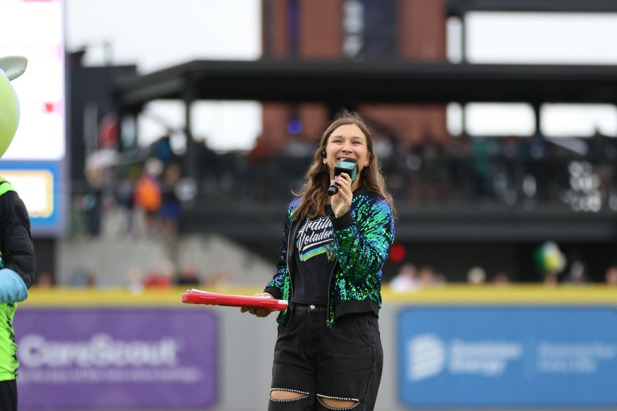 Megan Angstadt - Baseball Emcee