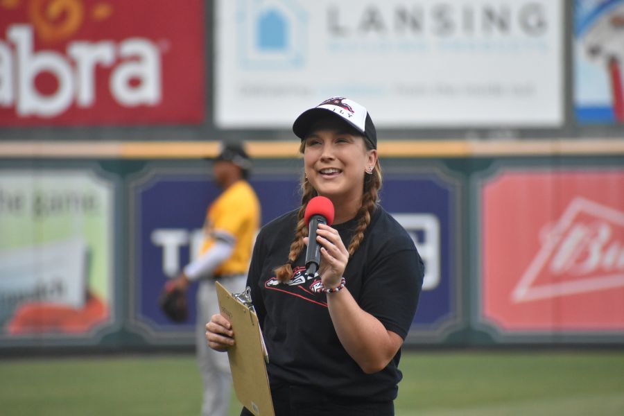 Megan Angstadt - Baseball Emcee