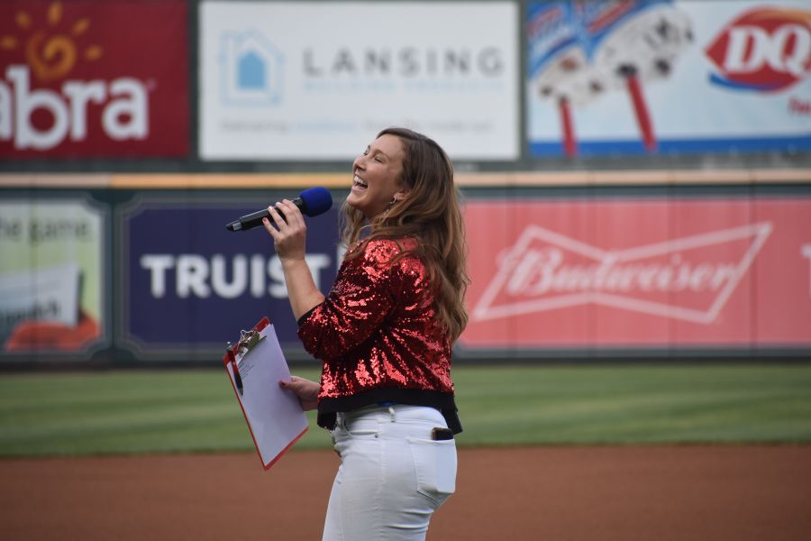 Megan Angstadt - Baseball Emcee