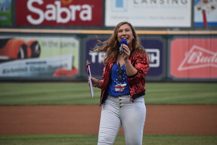 Megan Angstadt - Baseball Emcee