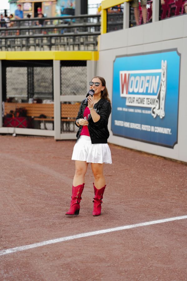 Megan Angstadt - Baseball Emcee