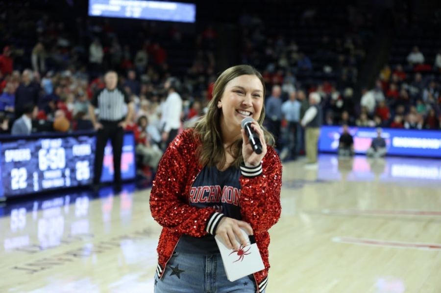 Megan Angstadt - Richmond Spiders Emcee